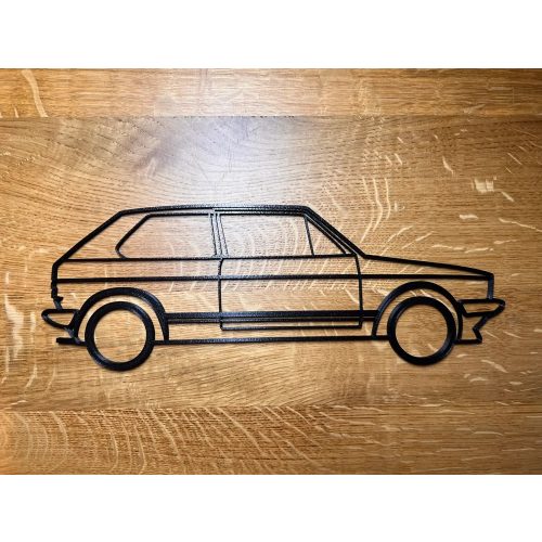 VW Golf 1 faldekoráció