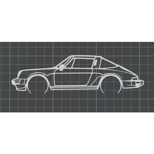 Porsche 911 Targa 1978 faldekoráció