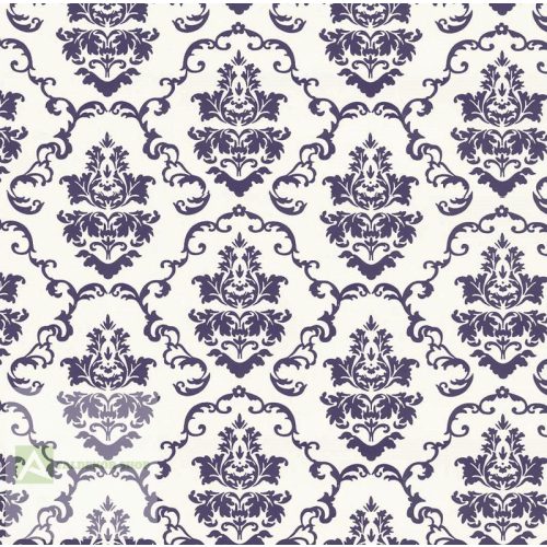   Fehér-kék barokk fólia, bútorfólia, öntapadós tapáta 45 cm