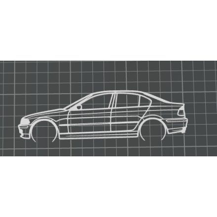 BMW E46 330i faldekoráció