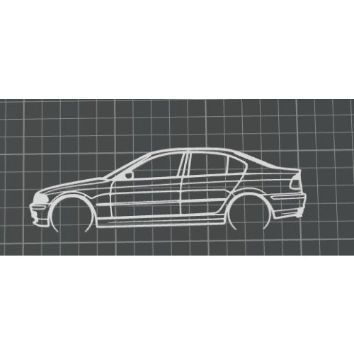 BMW E46 330i faldekoráció