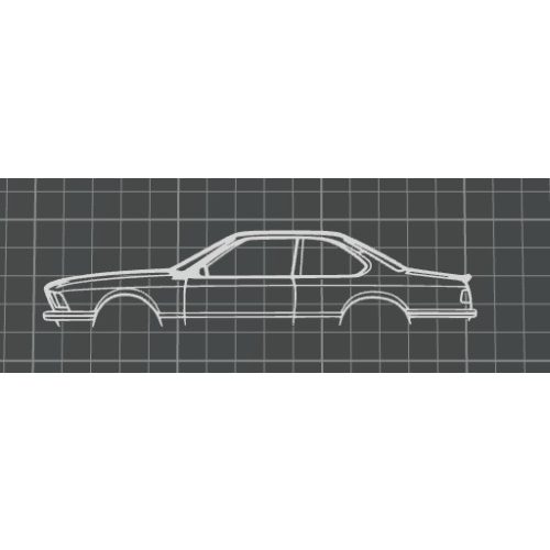 BMW 635 CSL faldekoráció