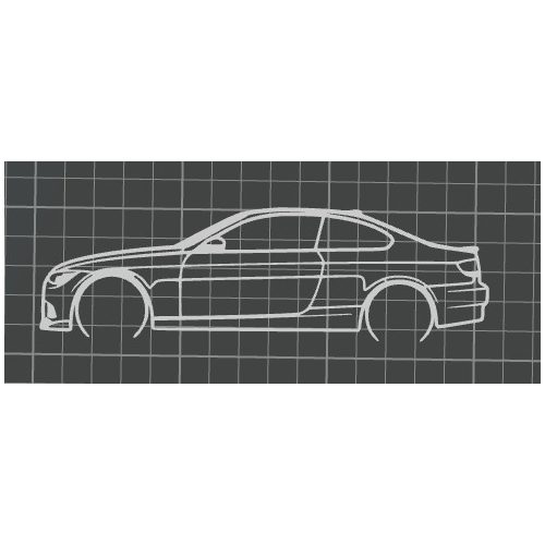 BMW E92 335 Coupe faldekoráció