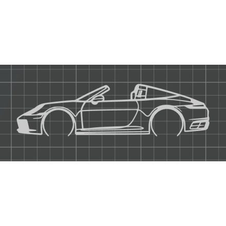 Porsche 911 Targa 2022 faldekoráció