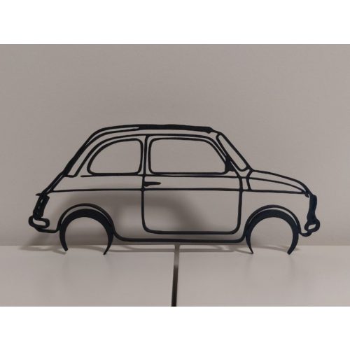 Fiat 500 old faldekoráció