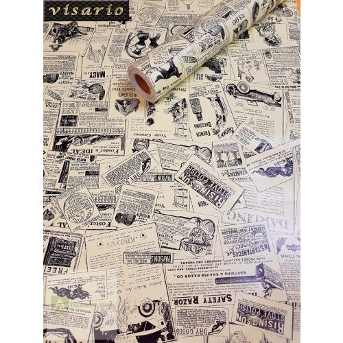 Öntapadó tapéta újság; 10 méteres tekercsben 