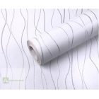 Öntapadó tapéta ezüst Hullám; 10 méteres tekercsben