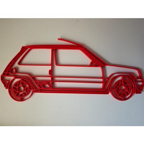 Renault R5 faldekoráció