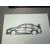 Subaru Impreza WRX faldekoráció