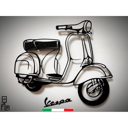 Vespa  faldekoráció