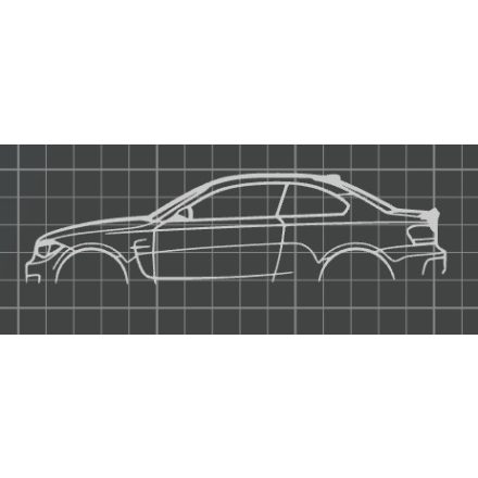 BMW M1 E82 faldekoráció