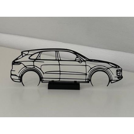 Porsche Cayenne faldekoráció