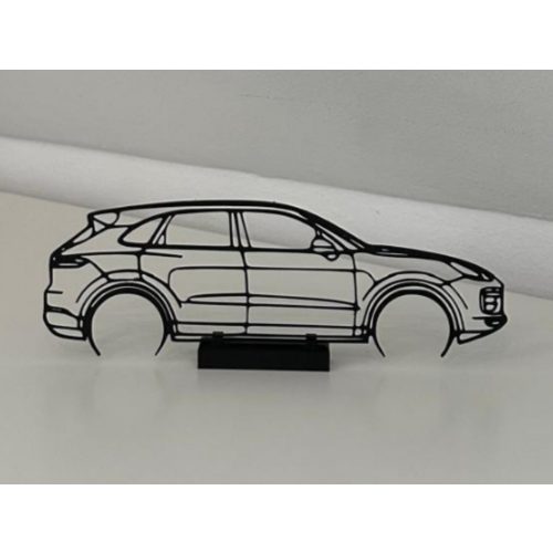 Porsche Cayenne faldekoráció