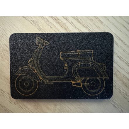 Vespa old faldekoráció