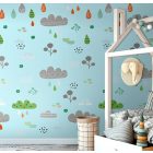 Öntapadó tapéta gyerek mintás,  10 méteres tekercsben