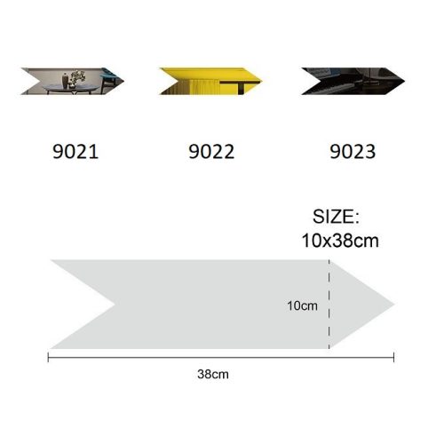 Tükörmatrica natúr nyíl