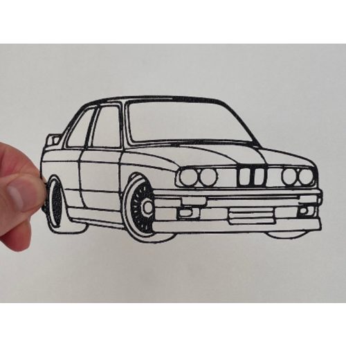 BMW E30 faldekoráció