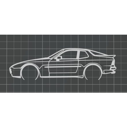 Porsche 944 faldekoráció